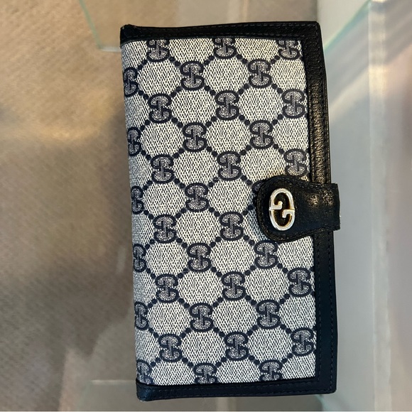 GUCCI Vintage Interlocking CC logo French Purse - Picture 4 of 15